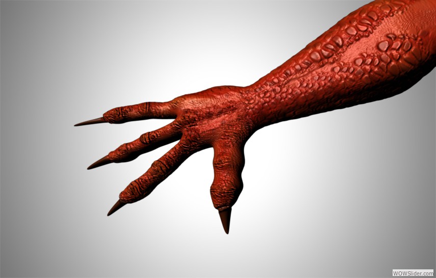 Red Fire Drake hand Red Fire Drake hand