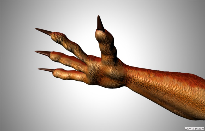 Red Fire Drake hand Red Fire Drake hand